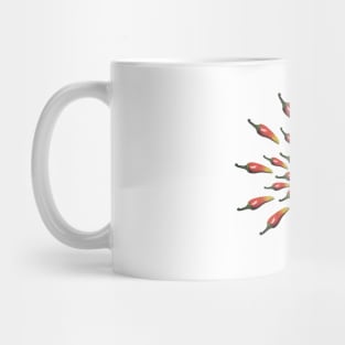 Hot Peppers Mandala Mug